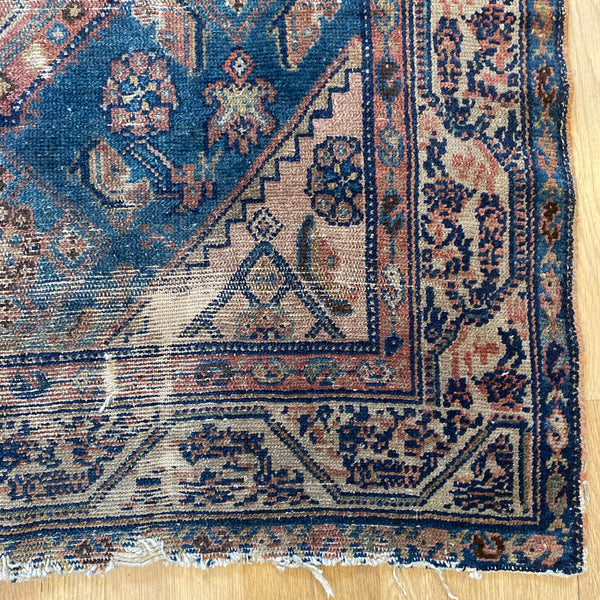 Vintage Rug, 3' 4 x 5' 6 Blue