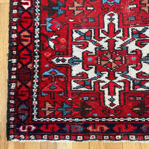 Vintage Rug, 2' 7 x 4' 5 Red