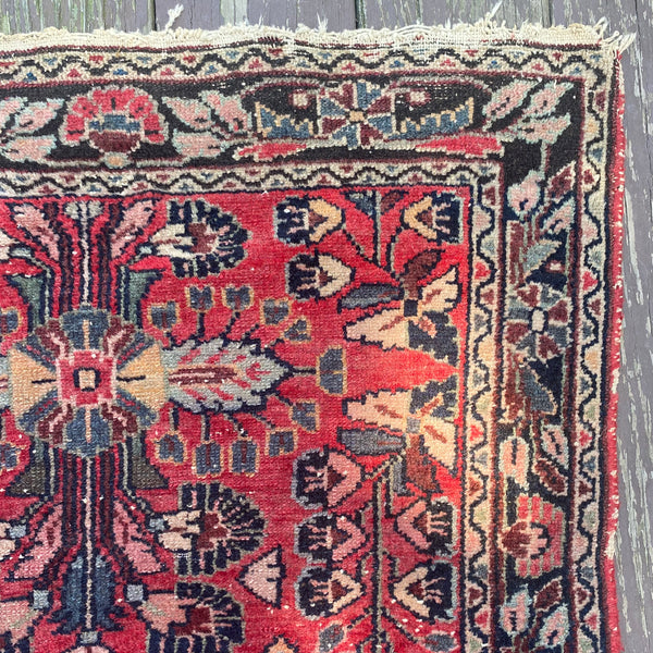 Vintage Rug, 2' 6 x 4' 11 Red