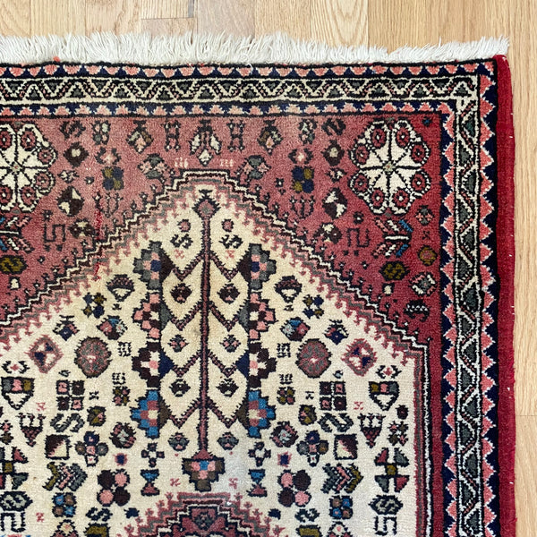 Vintage Rug, 2' 2 x 3' 6 Red