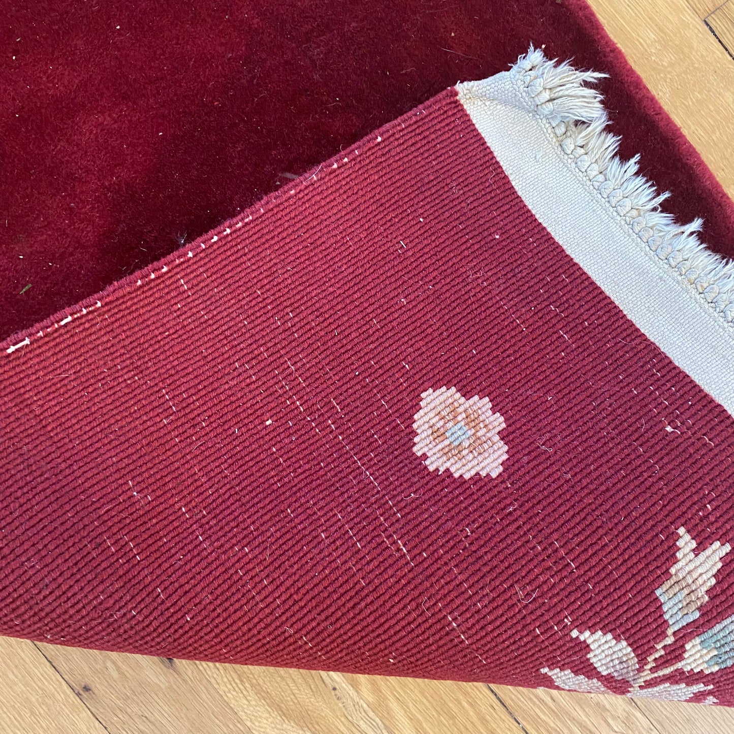 Vintage Rug, 1' 11 x 4' 2 Red Orange