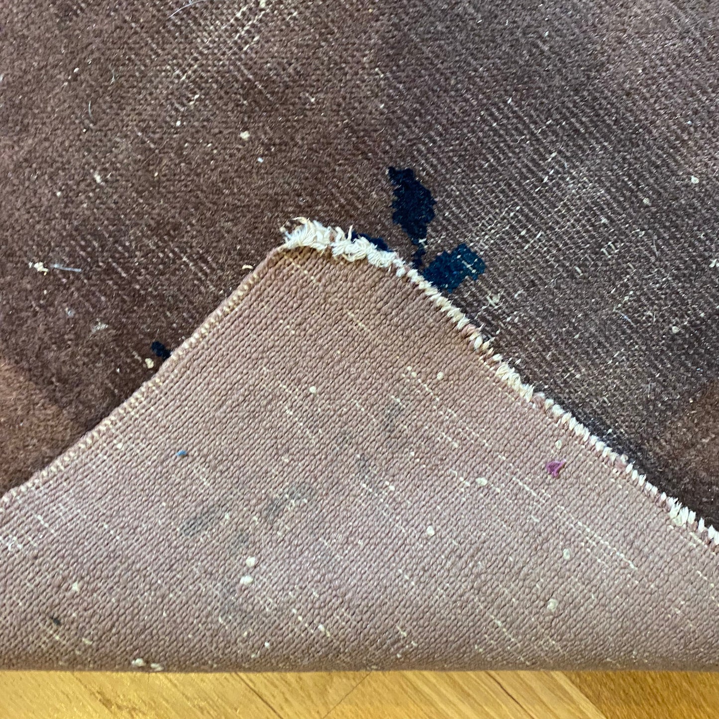 Vintage Rug 3' x 4' 10 Grey