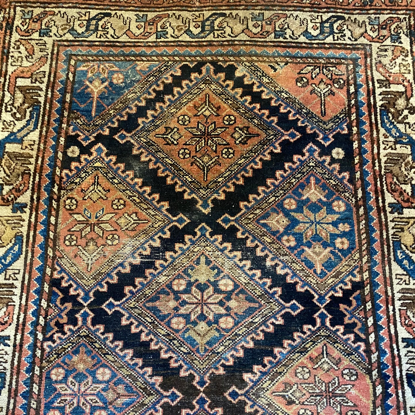 Vintage Rug, 3' 10 x 5' 11 Blue