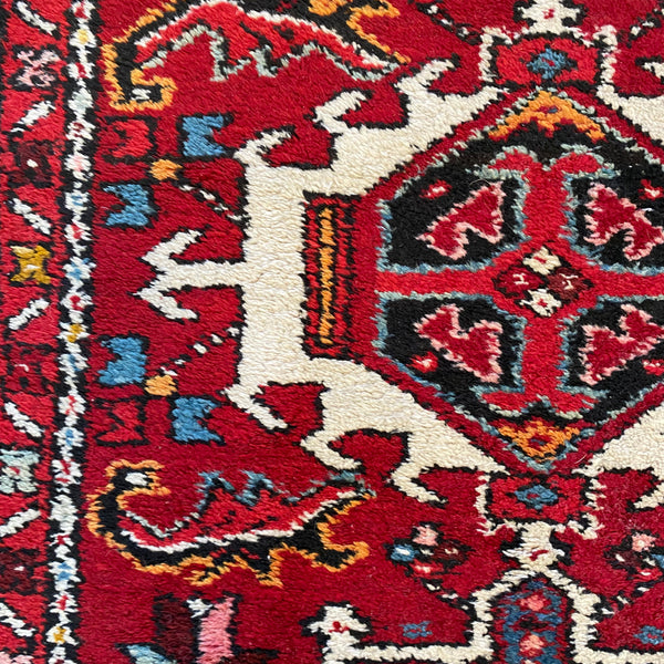 Vintage Rug, 2' 1 x 2' 11 Red