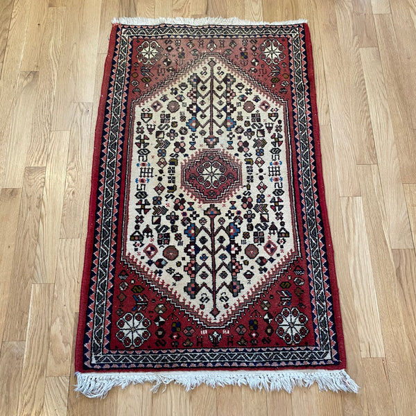 Vintage Rug, 2' 2 x 3' 6 Red