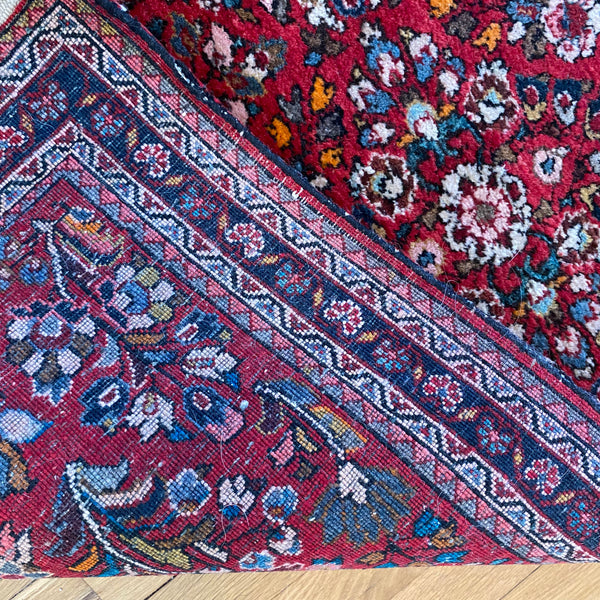 Vintage Rug, 2' 2 x 4' 3 Red