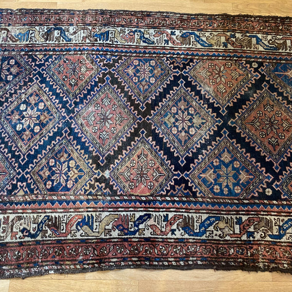 Vintage Rug, 3' 10 x 5' 11  Blue