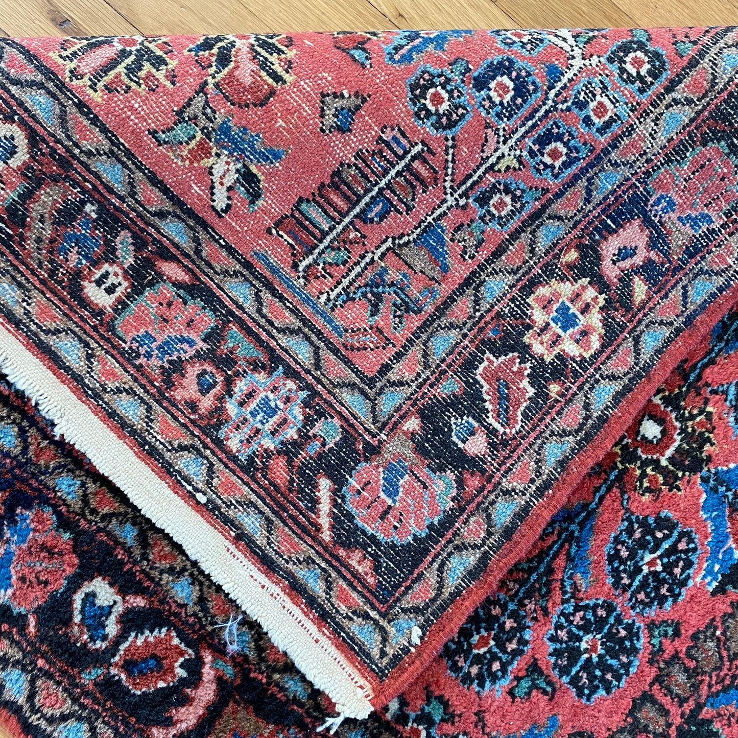 Vintage Rug, 2' 7 x 4' 3 Pink