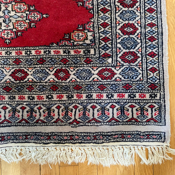 Vintage Rug, 3' 3 x 5' 3 Red