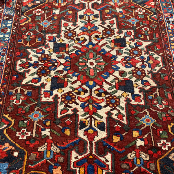 Vintage Rug, 4' 9 x 6' 11 Blue