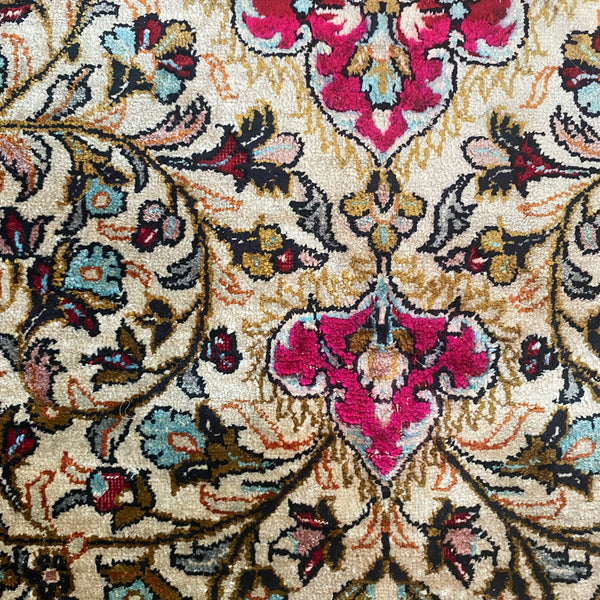 Vintage Rug, 2' 8 x 4' 6 Silk