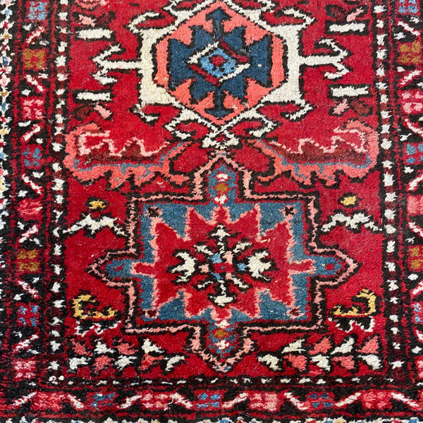 Vintage Rug, 1' 11 x 2' 11 Red