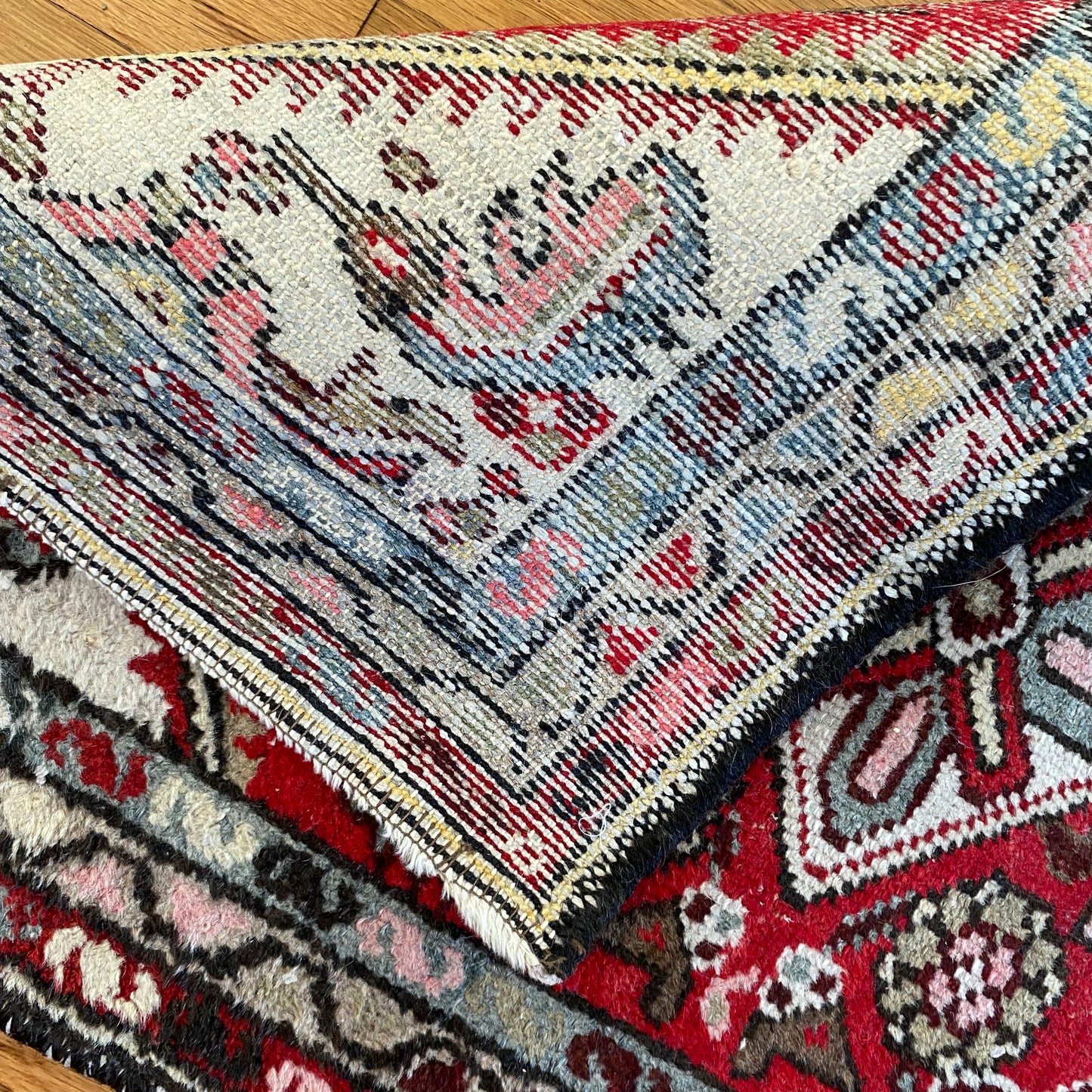Vintage Rug, 1' 11 x 3' 1 Red
