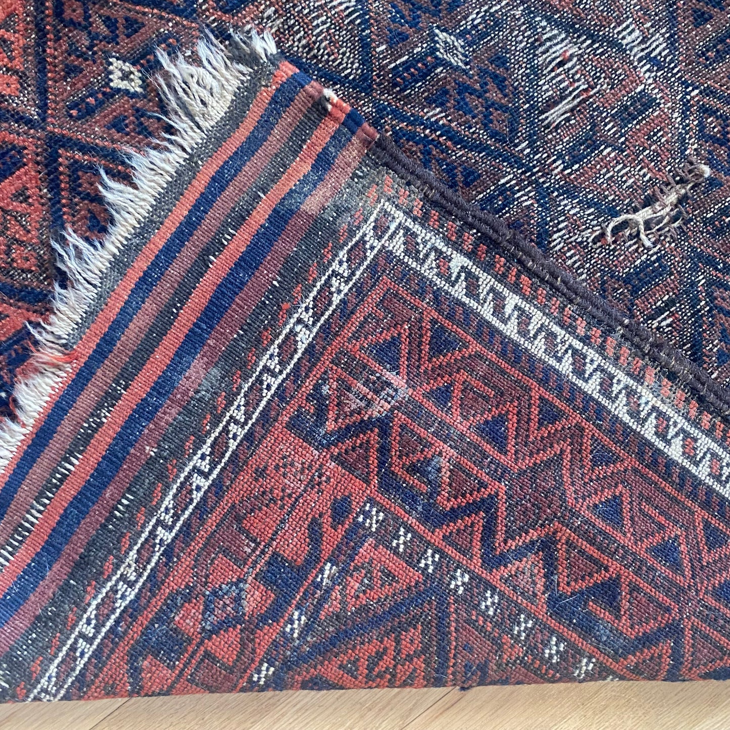 Vintage Rug, 3' 1 x 5' 7 Blue