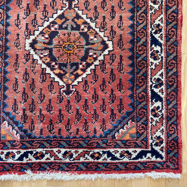 Vintage Rug, 2' 6 x 2' 11 Soft Red