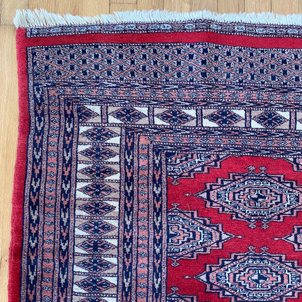 Vintage Rug, 3' 3 x 5' 1 Red