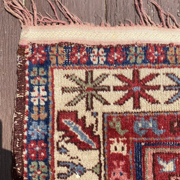 Vintage Rug, 3' 3 x 6' 10 Red