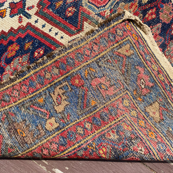 Vintage Rug, 3' 5 x 6' 11 Blue