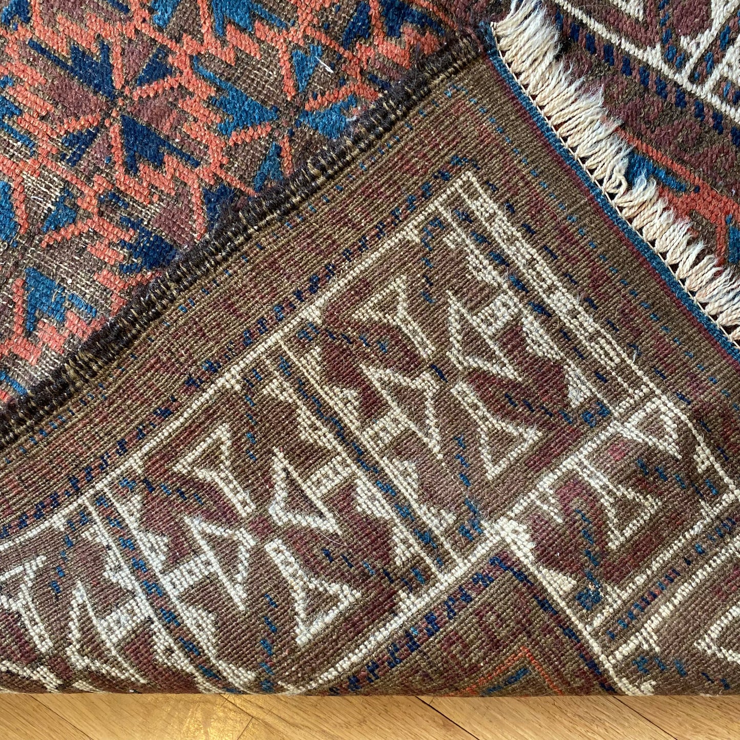 Baluch Rug, 2' 7 x 5' 4 Vintage Brown - Jessie's Oriental Rugs