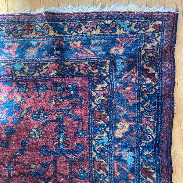 Vintage Rug, 4' 11 x 6' 4 Magenta