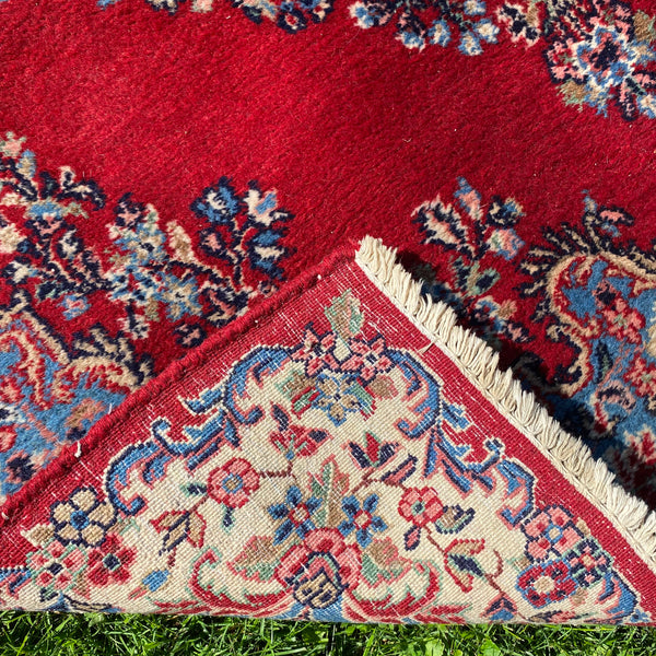 Vintage Rug, 5' 3 x 6' 2 Red