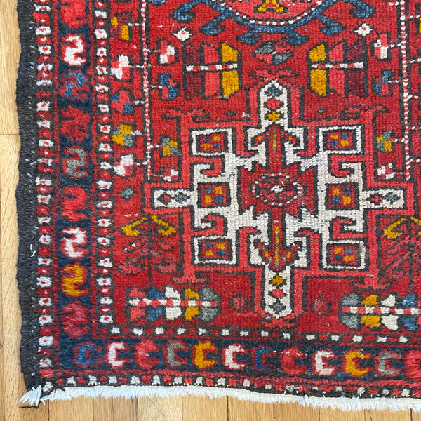 Vintage Rug, 2' 3 x 4' 2 Red