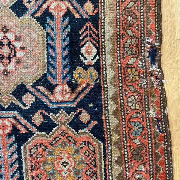 Vintage Rug, 3' 8 x 6' 7 Blue