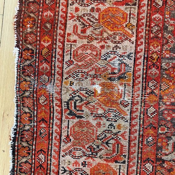 Vintage Rug, 4' 2 x 6' 2 Brown