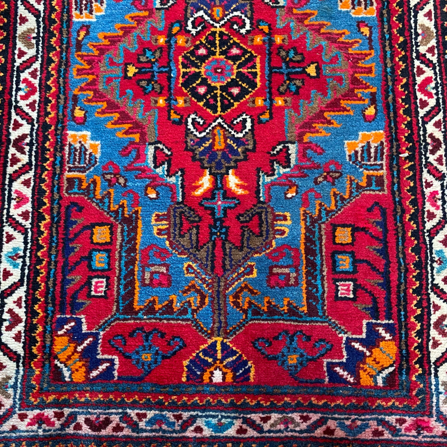 Vintage Rug, 2' 1 x 3' 2 Red