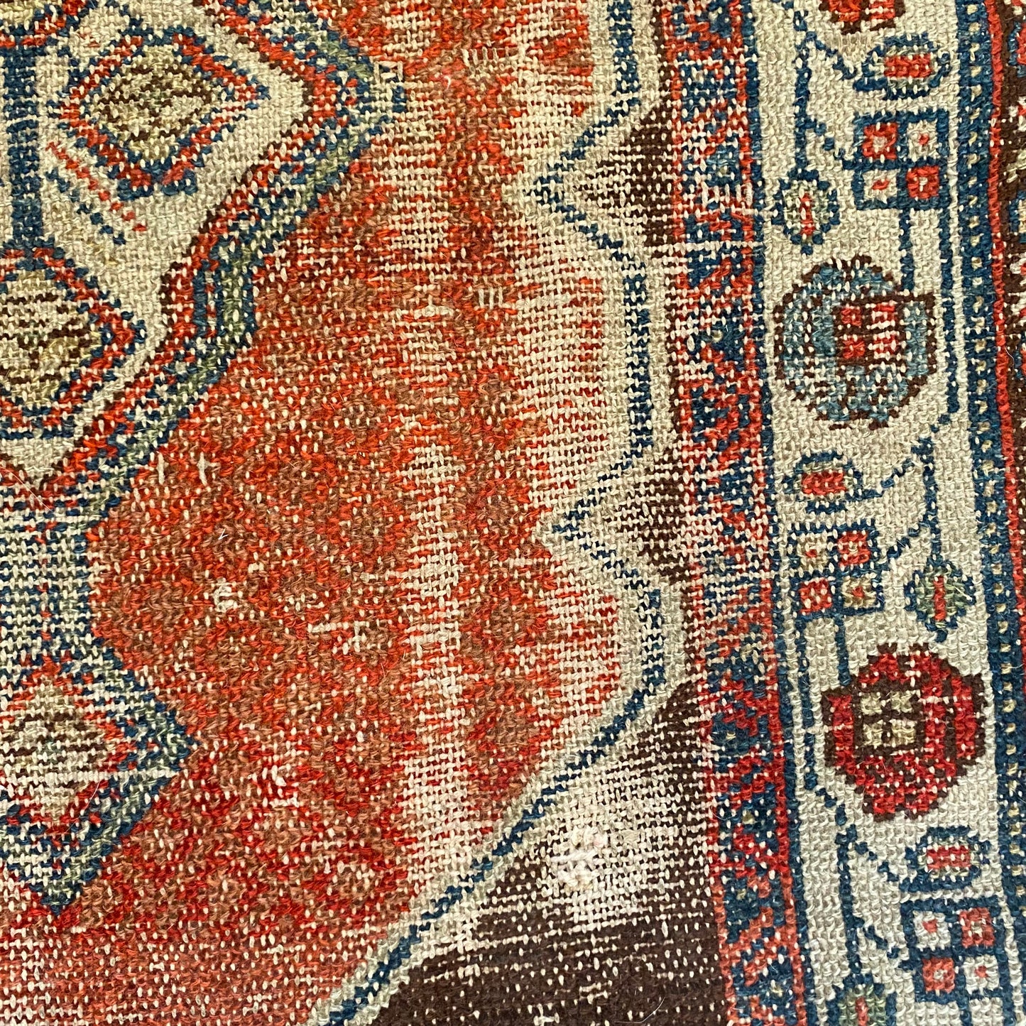 Persian Serab Rug, 2' 11 x 3' 9 Vintage Brown
