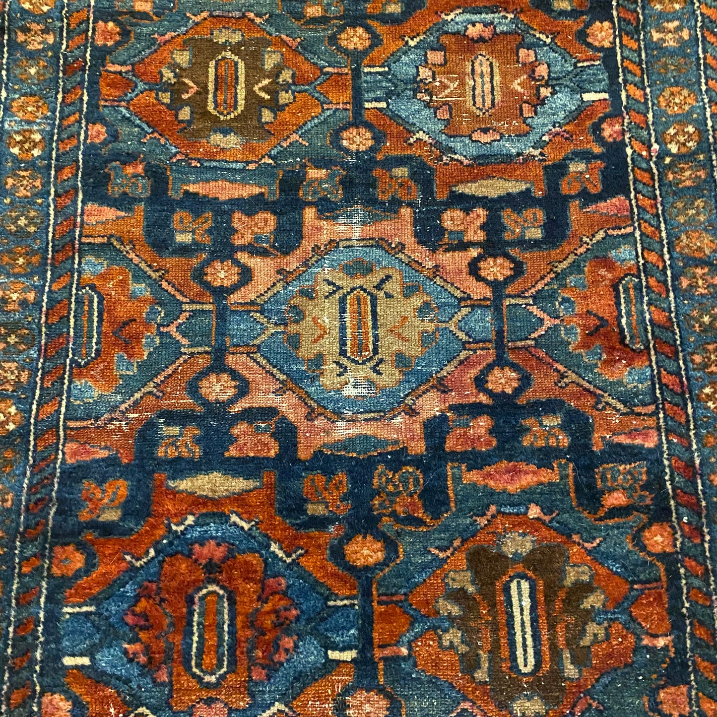 Persian Rug, 2' 9 x 5' Navy Vintage