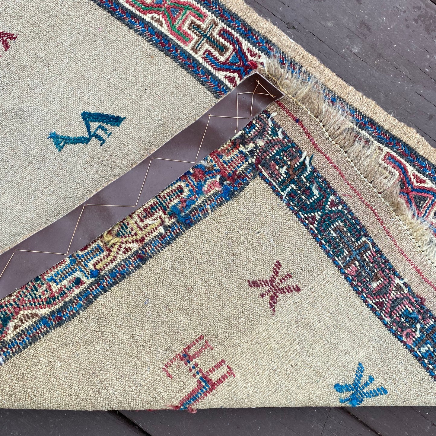 Vintage Rug, 2' 1 x 6' 6 Tan - Jessie's Oriental Rugs