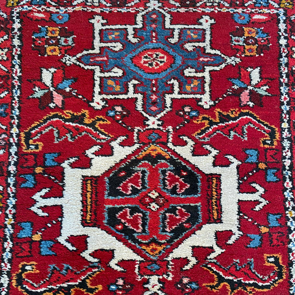 Vintage Rug, 2' 1 x 2' 11 Red