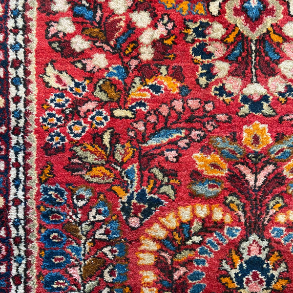 Vintage Rug, 2' 2 x 4' 1 Red