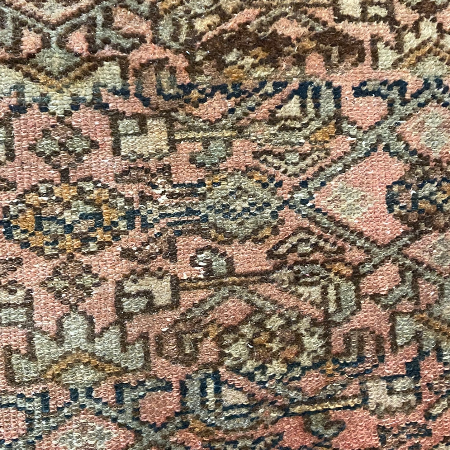 Vintage Rug, 3' 4 x 6' 5 Red