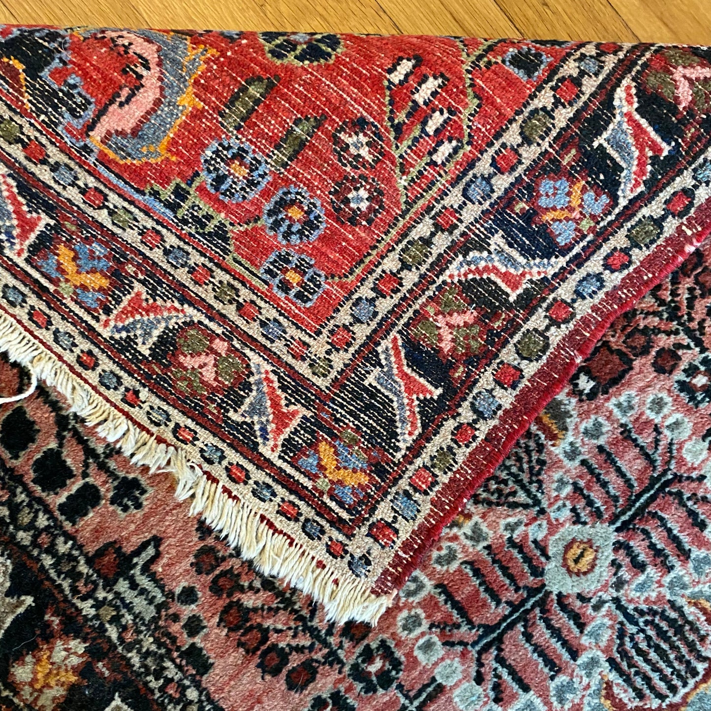 Vintage Rug, 2' 4 x 4' 2 Soft Red