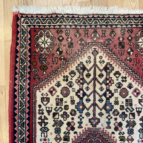 Vintage Rug, 2' 2 x 3' 6 Red