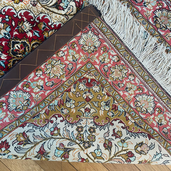 Vintage Rug, 2' 8 x 4' 6 Silk