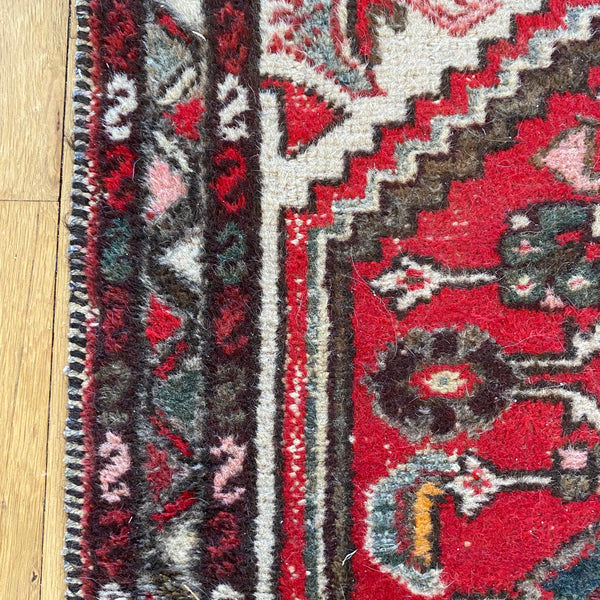 Vintage Rug, 2' 4 x 3' 11 White