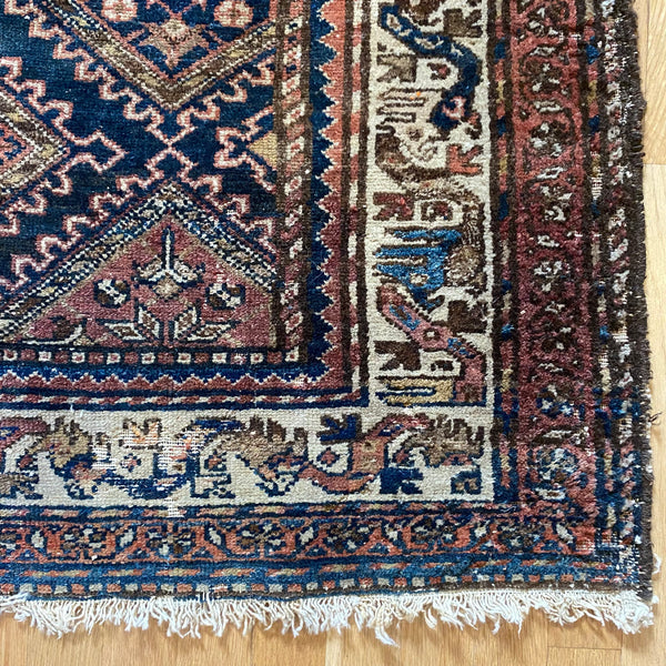 Vintage Rug, 3' 10 x 5' 11  Blue
