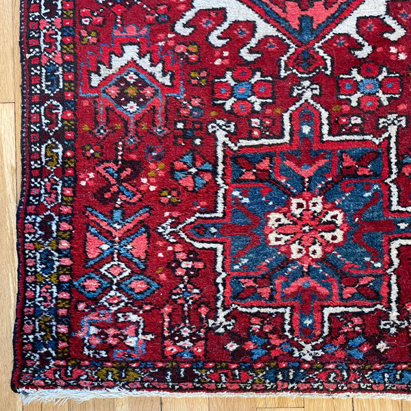 Vintage Rug, 2' 4 x 3' 11 Red