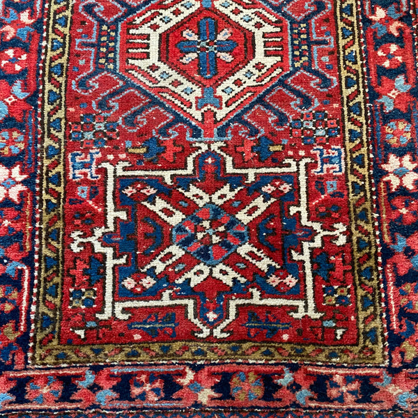Vintage Rug, 3' x 4' 7 Red