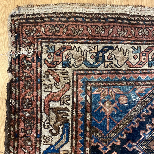 Vintage Rug, 3' 10 x 5' 11  Blue