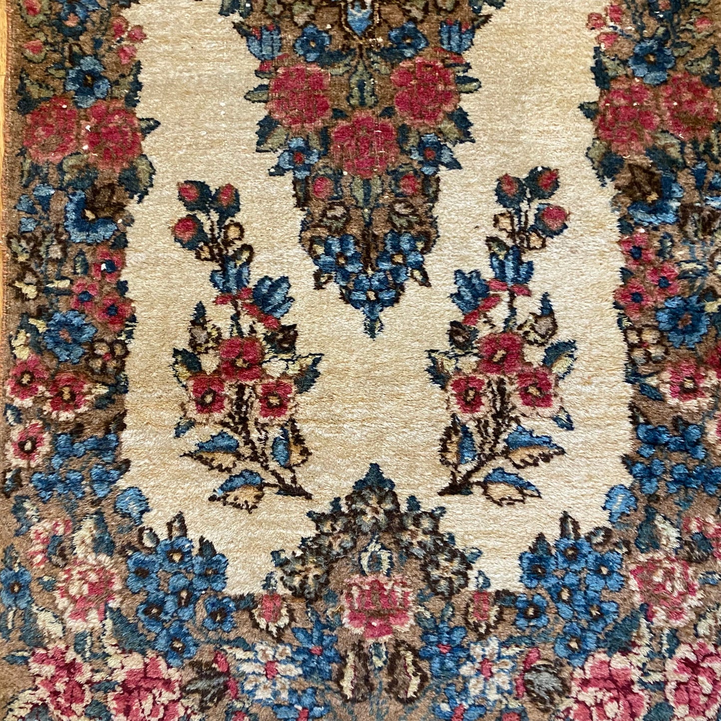 Vintage Rug, 1' 11 x 4' 3 White