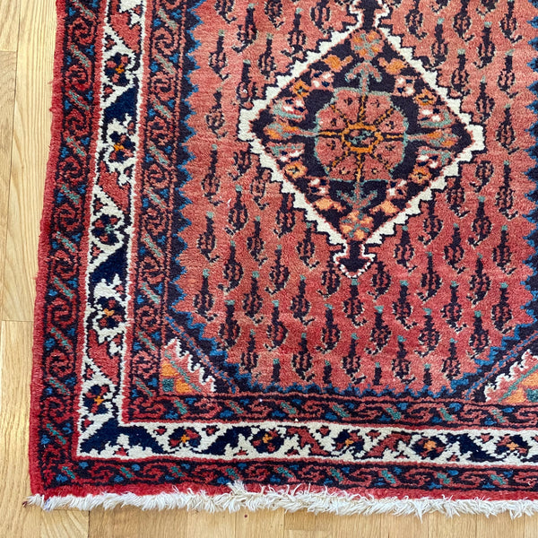 Vintage Rug, 2' 6 x 2' 11 Soft Red