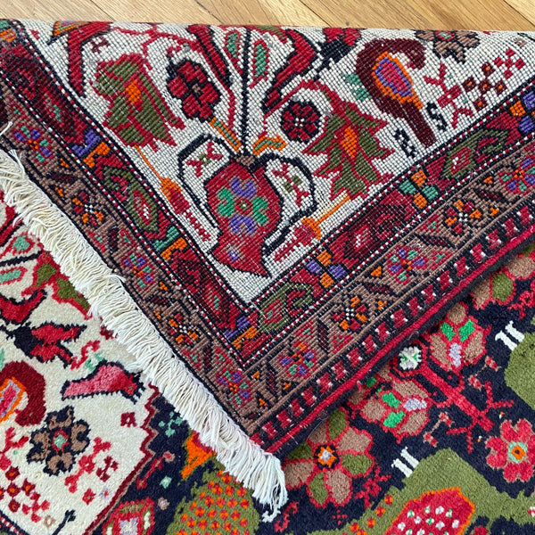 Vintage Rug, 2' 9 x 3' 6 White