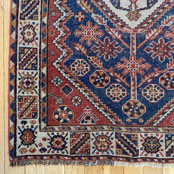 Vintage Rug, 2' 7 x 4' 2 Red Brown