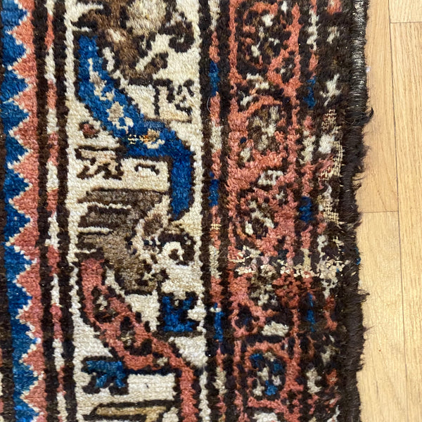 Vintage Rug, 3' 10 x 5' 11  Blue