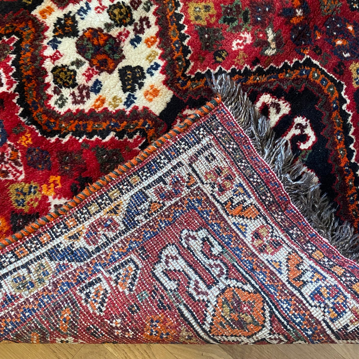 Vintage Rug, 3' 11 x 5' Red