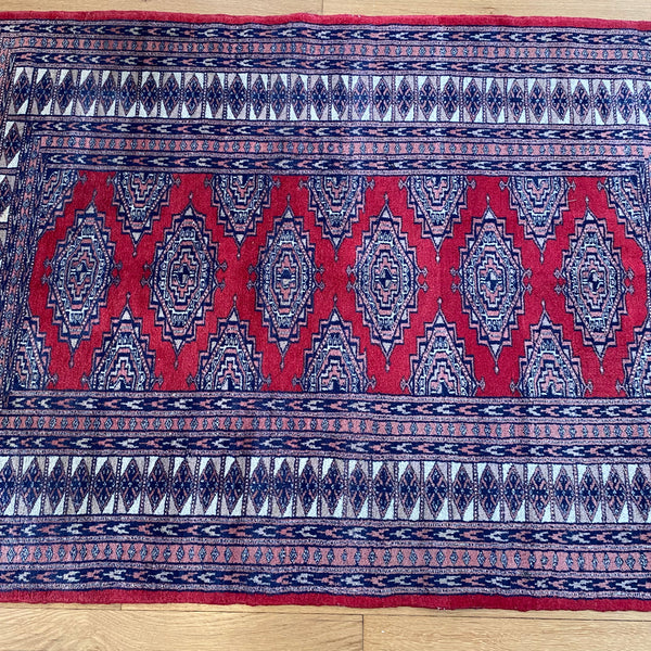 Vintage Rug, 3' 3 x 5' 1 Red